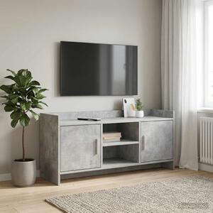 TV szekrény 102 x 33 x 47 cm Betonszürke Szerelt Fa
