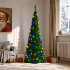 Pop-up LED-es karácsonyfa 180 cm 150 LED PVC Zöld