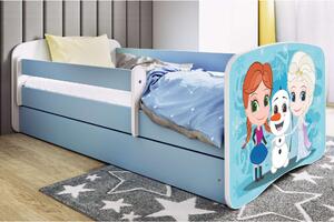 Kocot Kids Babydreams Ifjúsági ágy ágyneműtartóval - Jégvarázs - Többféle méretben és színben