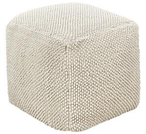 Bézs pamutpuff 45 x 45 cm JOARA