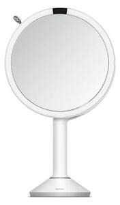 Kozmetikai tükör világítással-nagyítós (ötszörös) ø 20 cm Sensor Trio – simplehuman