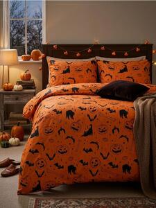 Sinsay - Halloween mintás ágynemű szett - narancs