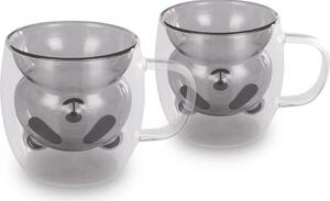 Lamart LT9126 2-részes pohárkészlet Bear Vaso, 230ml, fekete