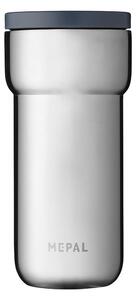 Ezüstszínű termobögre 375 ml Natural brushed – Mepal