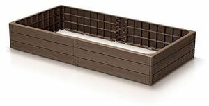 BASE WOODY magaságyas rusztikus tégla, 149,2 x, 149,2 x 25 x 75,6 cm