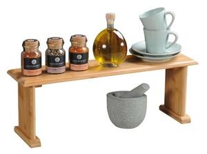 Kesper 58803 Konyhai polc bambusz, 58 x 20,5 x 15cm, 58 x 20,5 x 15 cm