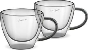 Lamart LT9117 2 darabos cappuccino pohárkészletVaso, 190 ml, fekete