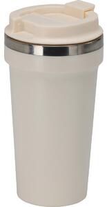 Utazási ivópohár, fehér, 500 ml