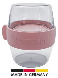 Westmark MINI kétrészes uzsonnás doboz, 400 ml, rózsaszín