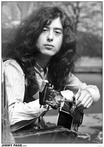 Plakát Led Zeppelin / Jimmy Page - Guitar 1970