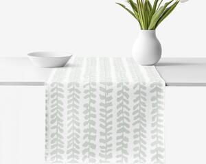 Goldea pamut asztali futó - skandináv levelek 20x120 cm