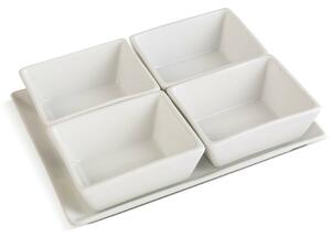 Lamart LT9220 5-részes tálalóedény készlet Dine, 20 x 15,5 cm