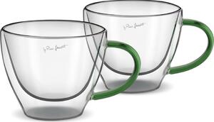 Lamart LT9115 2-részes cappuccino pohár készletVaso, 190 ml, zöld