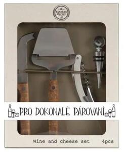 Bohemia Gifts Sajt szeletelő ajándék szett -Tökéletes párosítás