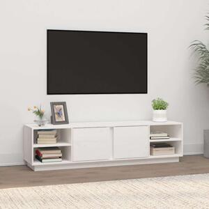 VidaXL Fehér Fenyőfa TV-szekrény - 156x40x40 cm