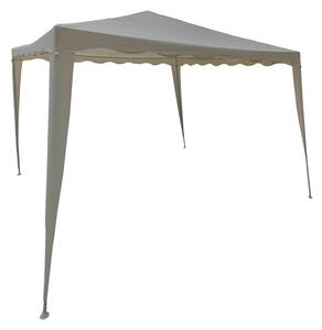 Kerti pavilon, Gazebo, bézs, 300x300x250 cm
