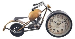InDecor Fém asztali óra Motorkerékpár, 20 x 17 x 14 cm