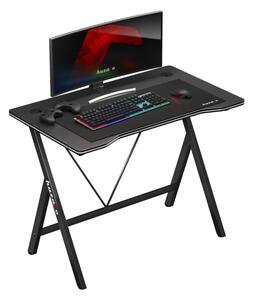 Gamer asztal íróasztal fekete