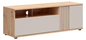 TV asztal/szekrény Brevas (kasmír + artisan tölgy)