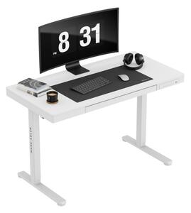 Premium Ergonomikus íróasztal állítható magasságú asztal, elektromos magasságállítással, számítógépi asztal Feher
