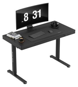 Premium Ergonomikus íróasztal állítható magasságú asztal, elektromos magasságállítással, számítógépi asztal Fekete