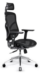 DIABLO V-BASIC ortopéd ergonomikus irodai szék: fekete