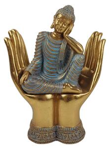 Buddha a kézben - szobor