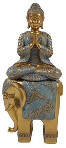Buddha elefánton - szobor