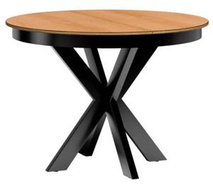 Aldabra Fonti F-10 modern kinyitható asztal (110-150 cm), karamell tölgy