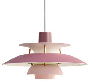 Függőlámpa Louis Poulsen, PH 5 Mini, dimmable, Rózsaszín / Rosé, Nappali, Fém, Dizájn