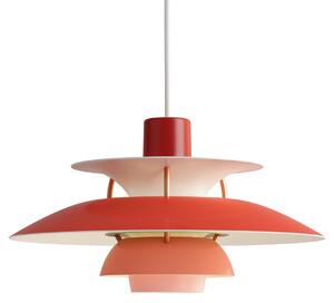 Függőlámpa Louis Poulsen, PH 5 Mini, dimmable, Piros, Nappali, Fém, Dizájn