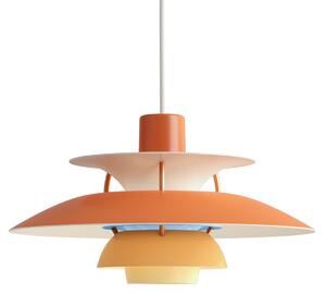 Függőlámpa Louis Poulsen, PH 5 Mini, dimmable, Narancs, Nappali, Fém, Dizájn
