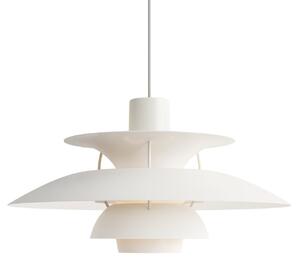Függőlámpa Louis Poulsen, PH 5, dimmable, Fehér, Nappali, Fém, Dizájn