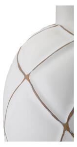 Fehér-krémszínű asztali lámpa textil búrával (magasság 60 cm) Lines – Mauro Ferretti