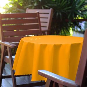 Kerek kerti asztalterítő Ø 150 cm sárga