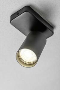 Lámpa Fali lámpatest SANTO BIS, aluminium, IP20, max. 20W,egy , kör, fekete