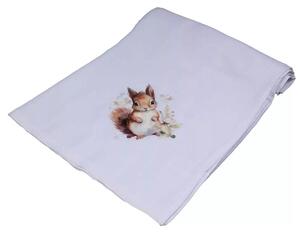 Textil tetra kifogó mókus mintával 140*140cm