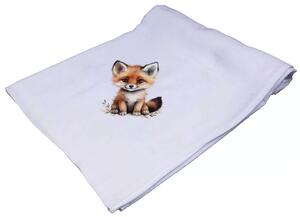 Textil tetra kifogó kisróka mintával 140*140cm