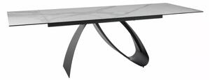 Diuna bővíthető kerámia étkezőasztal matt fehér 160-240 cm