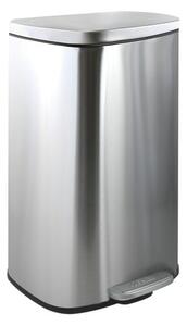 Spirella pedálos szemetes AKIRA kefélt rozsdamentes acél soft-close 30 L 10.21569