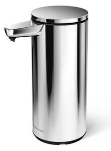 Simplehuman érintésmentes szappanadagoló – 266 ml fényes rozsdamentes acél újratölthető ST1092