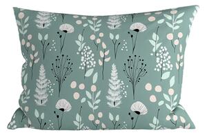 Díszpárnahuzat WILD FLOWERS 50x70 cm, mentás