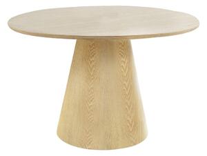 Kerek étkezőasztal kőrisfa dekoros asztallappal ø 120 cm Bolton – House Nordic