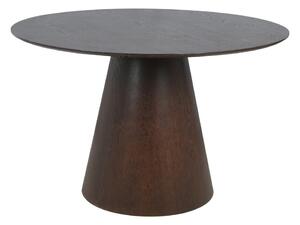 Kerek étkezőasztal diófa dekoros asztallappal ø 120 cm Bolton – House Nordic