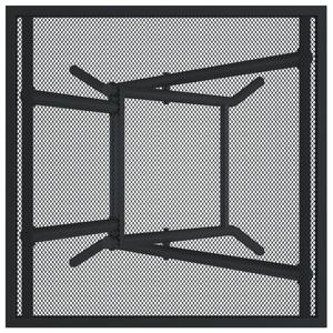 VidaXL antracitszürke acélhálós összecsukható kerti asztal 50x50x72 cm