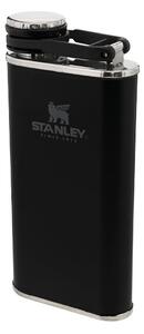 Fekete rozsdamentes acél laposüveg 230 ml – Stanley
