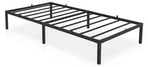 AKORD Furniture Factory Fém Ágy 100x200 cm Összecsukható Fekete 6 Lábbal és 10 Ággyal