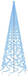 Kék fényű karácsonyfa tüskével 3000 LED-del 800 cm (343581)