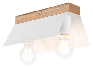 Lamkur Mennyezeti lámpa ESME 2xE27/15W/230V fehér/tölgy LA53363