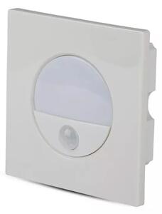 V-TAC 3W beltéri LED lépcsővilágítás, mozgásérzékelővel, természetes fehér - SKU 5570